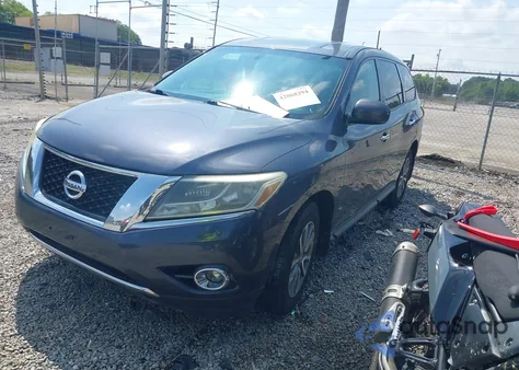 2014 Nissan Pathfinder S из США, поврежденный, VIN 5N1AR2MN6EC680435